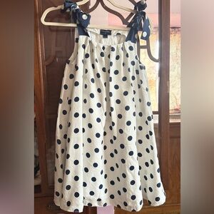 Oscar de la Renta Black and White Polka Dot Dress